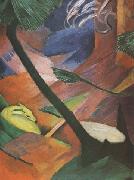 Franz Marc, Deer in the Forest (mk34)